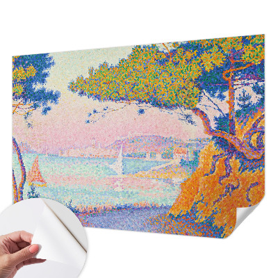 Papel de parede autocolante para quarto Paisagem colorida