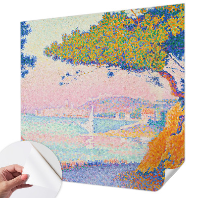 Papel de parede autocolante para quarto Paisagem colorida