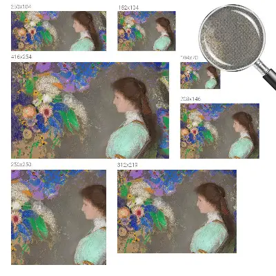 Autocolante de parede fotográfico com cena romântica