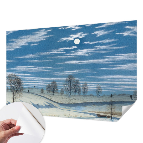Papel de parede autocolante Paisagem de inverno