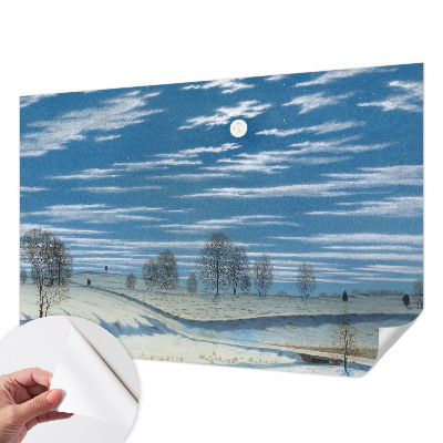 Papel de parede autocolante Paisagem de inverno