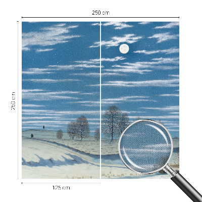 Papel de parede autocolante Paisagem de inverno