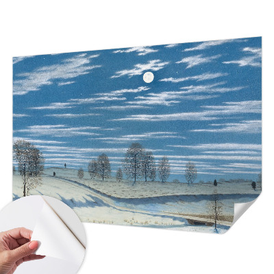 Papel de parede autocolante Paisagem de inverno