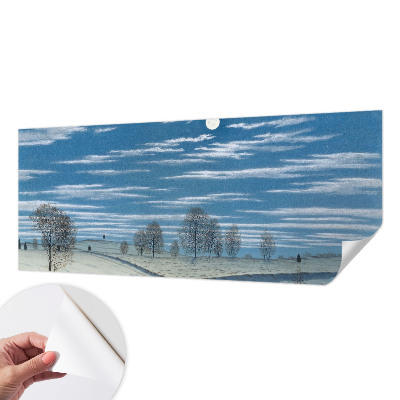 Papel de parede autocolante Paisagem de inverno
