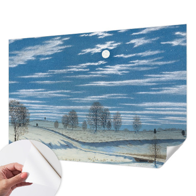 Papel de parede autocolante Paisagem de inverno