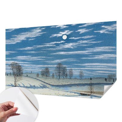 Papel de parede autocolante Paisagem de inverno