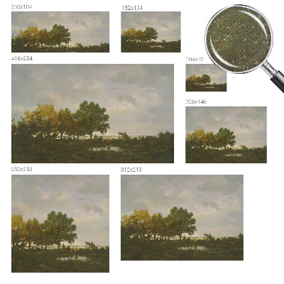 Papel de parede infantil Paisagem florestal