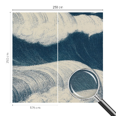Papel de parede para criança Ondas do mar
