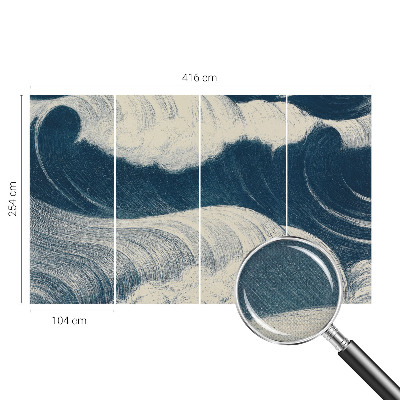 Papel de parede para criança Ondas do mar