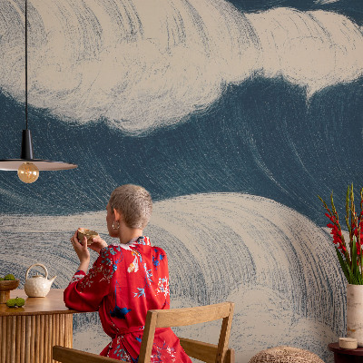 Papel de parede para criança Ondas do mar