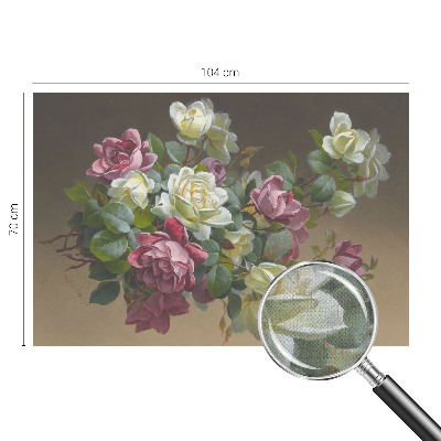 Papel de parede autocolante para quarto com padrão floral elegante