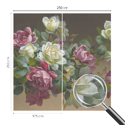 Papel de parede autocolante para quarto Elegância floral