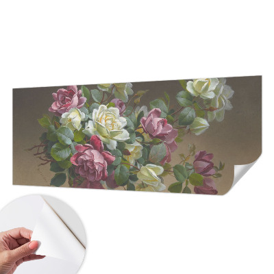 Papel de parede autocolante para quarto Elegância floral