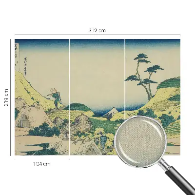 Papel de parede para criança com estampa de paisagem rural