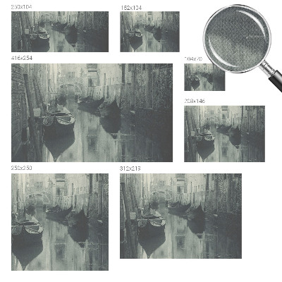 Papel de parede autocolante para sala Canal antigo