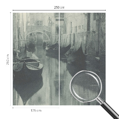 Papel de parede autocolante para sala Canal antigo