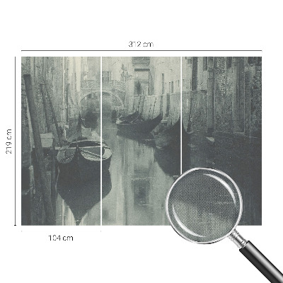 Papel de parede autocolante para sala Canal antigo