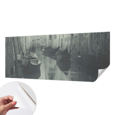 Papel de parede autocolante para sala Canal antigo