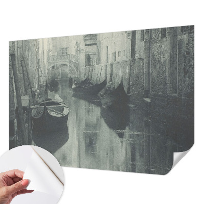 Papel de parede autocolante para sala Canal antigo