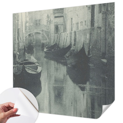 Papel de parede autocolante para sala Canal antigo