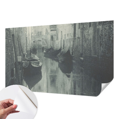 Papel de parede autocolante para sala Canal antigo