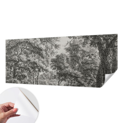 Papel de parede 3D Paisagem florestal
