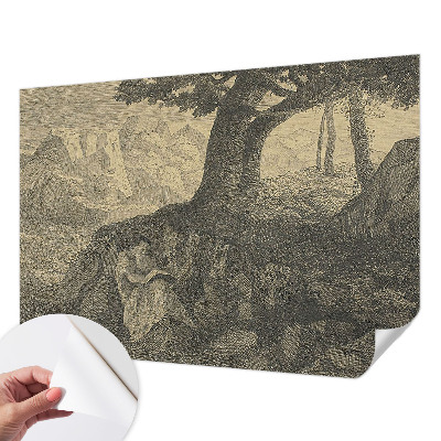 Papel de parede autocolante Caractere de leitura