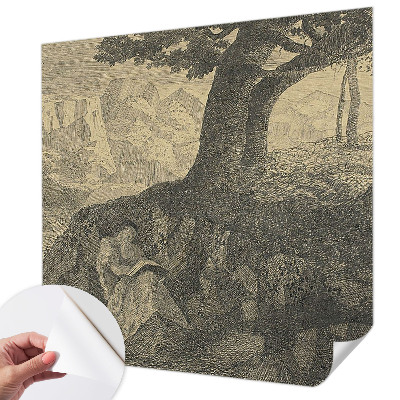 Papel de parede autocolante Caractere de leitura