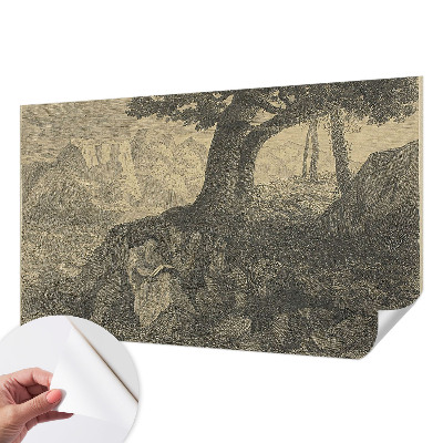 Papel de parede autocolante Caractere de leitura