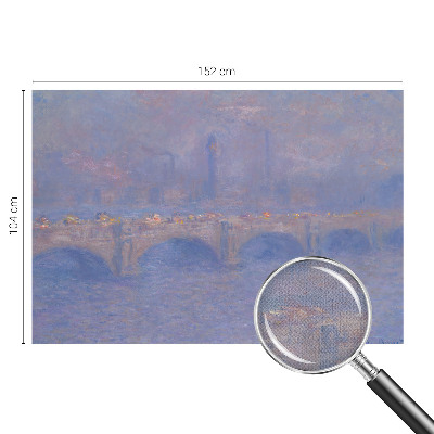 Papel de parede autocolante para quarto com padrão de ponte azul