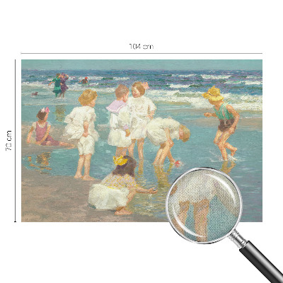 Papel de parede 3D Infância na praia