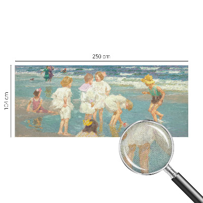 Papel de parede 3D Infância na praia