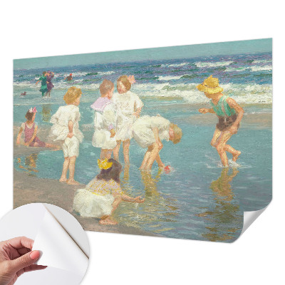 Papel de parede 3D Infância na praia