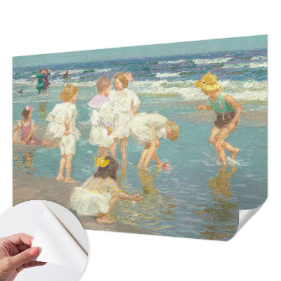Papel de parede 3D Infância na praia
