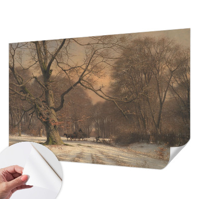 Papel de parede para criança Paisagem de inverno