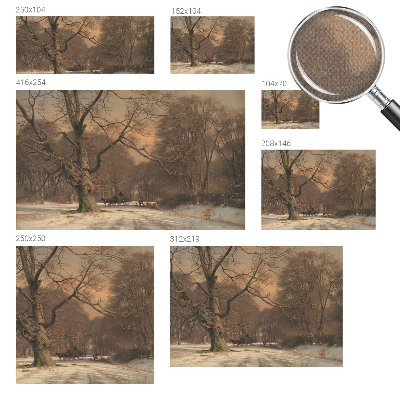Papel de parede para criança Paisagem de inverno