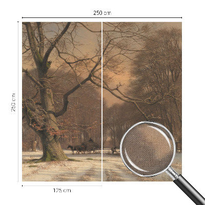 Papel de parede para criança Paisagem de inverno