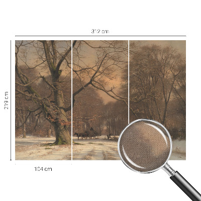 Papel de parede para criança Paisagem de inverno