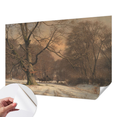 Papel de parede para criança Paisagem de inverno