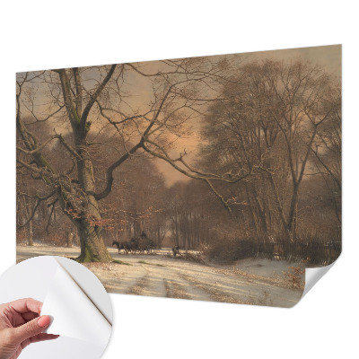 Papel de parede para criança Paisagem de inverno