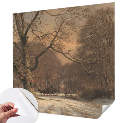 Papel de parede para criança Paisagem de inverno
