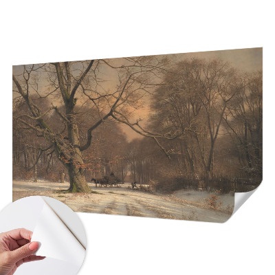 Papel de parede para criança Paisagem de inverno