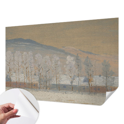 Papel de parede autocolante Paisagem de inverno