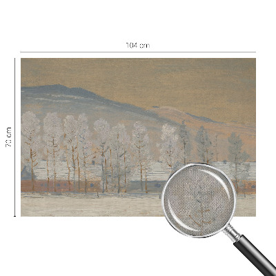 Papel de parede autocolante Paisagem de inverno