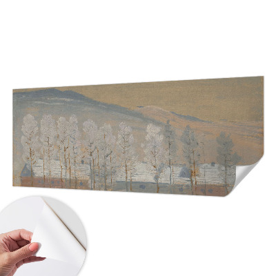 Papel de parede autocolante Paisagem de inverno