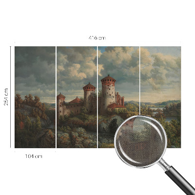Papel de parede autocolante para quarto Paisagem romântica