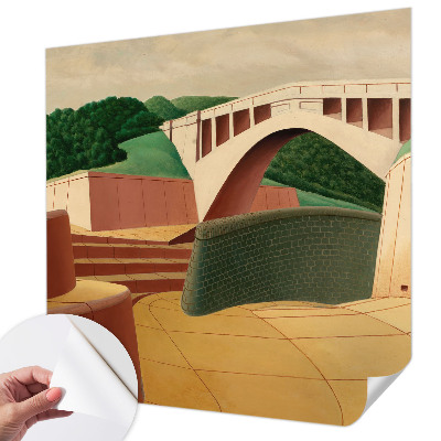 Autocolante de parede fotográfico com paisagem tranquila