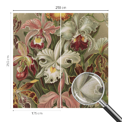 Papel de parede para criança com padrão floral elegante