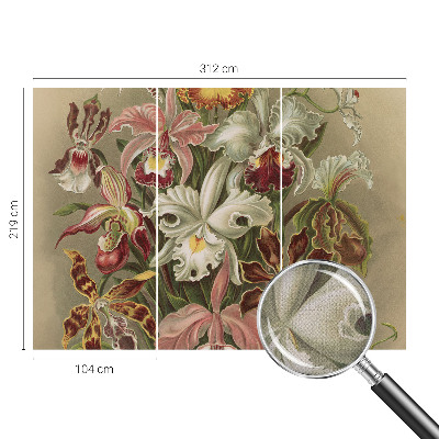 Papel de parede para criança com padrão floral elegante