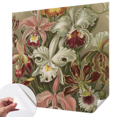 Papel de parede para criança com padrão floral elegante